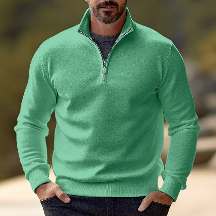 Wesley | Refined Half-Zip Pullover