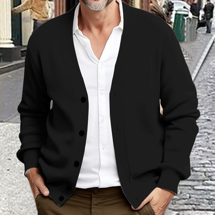 Nathanael | Christmas Button-Up Cardigan