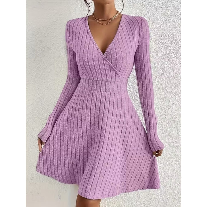 Serena | Elegant Wrap-Front A-Line Dress