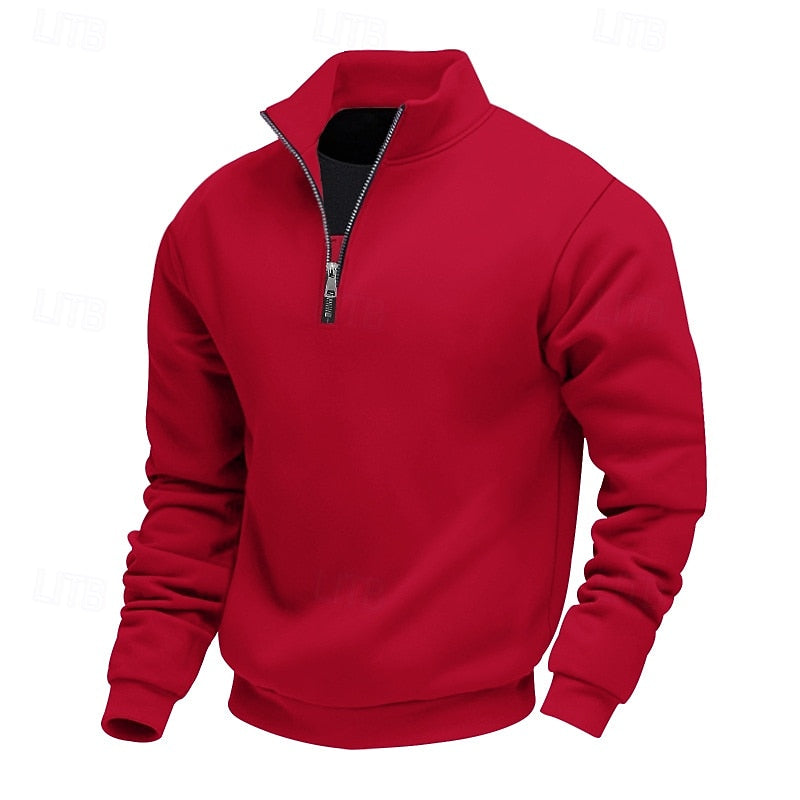 Sebastian | Refined Quarter-Zip Sweatshirt