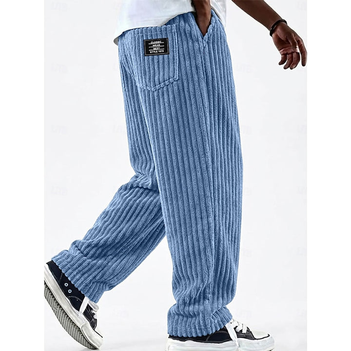 Chandler | Ribbed Straight-Leg Pants