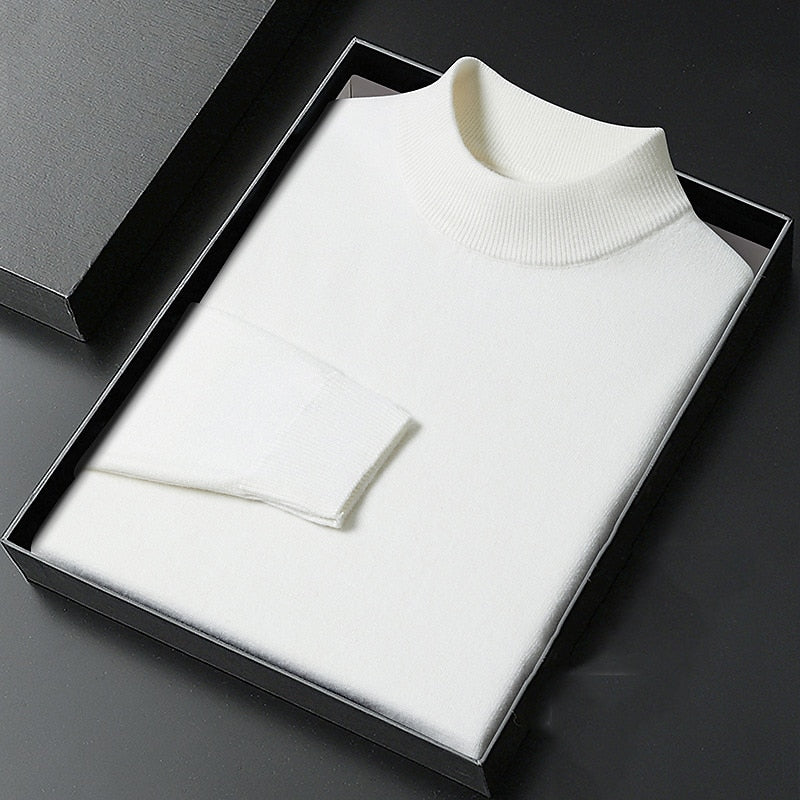 Gavin | Refined Mock Neck Sweater