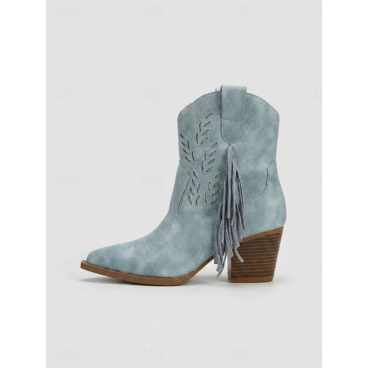 Georgina | Western Tassel Ankle Boots