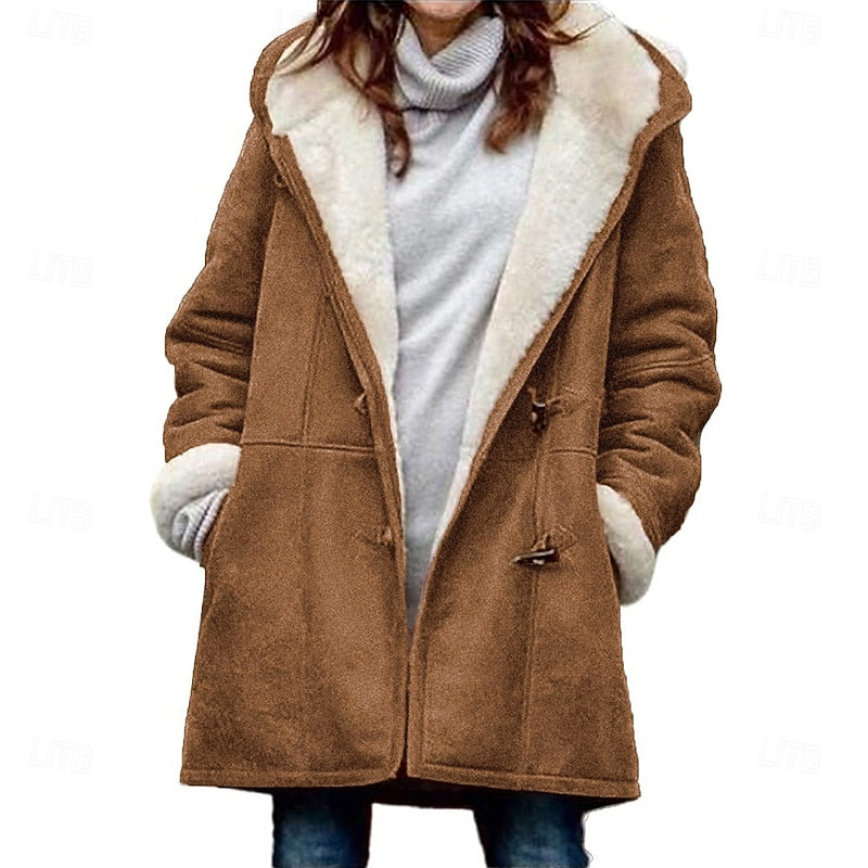 Adeline | Hooded Toggle Coat