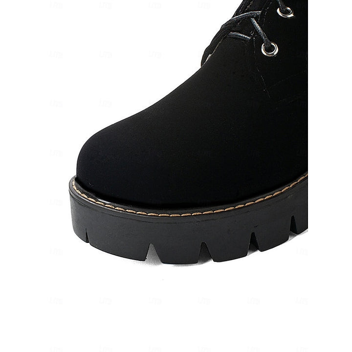 Matilda | Fur-Trimmed Lace-Up Winter Boots