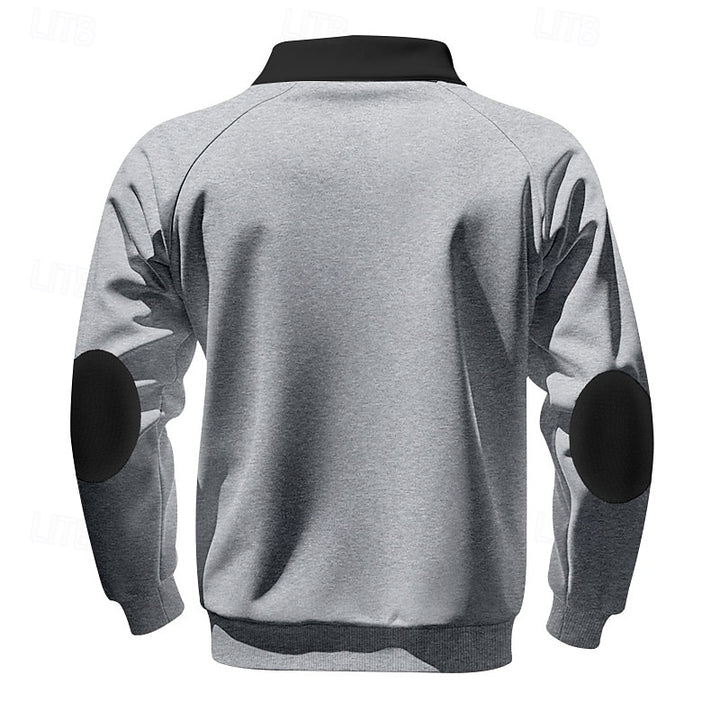 Bradley | Quarter-Zip Stand-Collar Sweatshirt