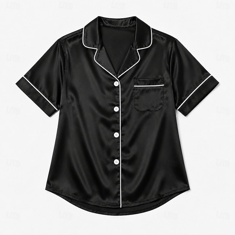 Marla | Relaxed Button-Front Two-Piece Set