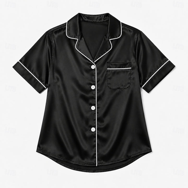 Marla | Relaxed Button-Front Two-Piece Set