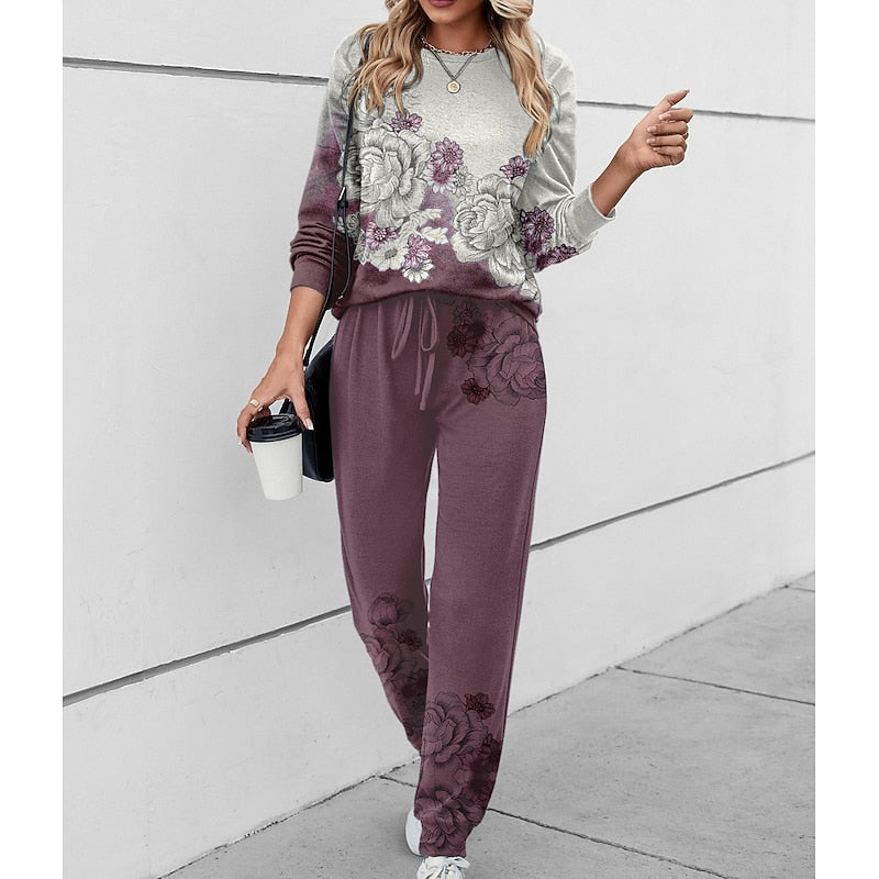 Ramona | Floral Lounge Two-Piece Set