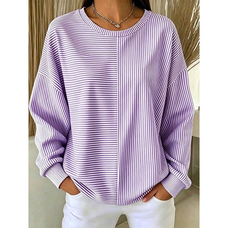 Whitney | Relaxed Striped Top