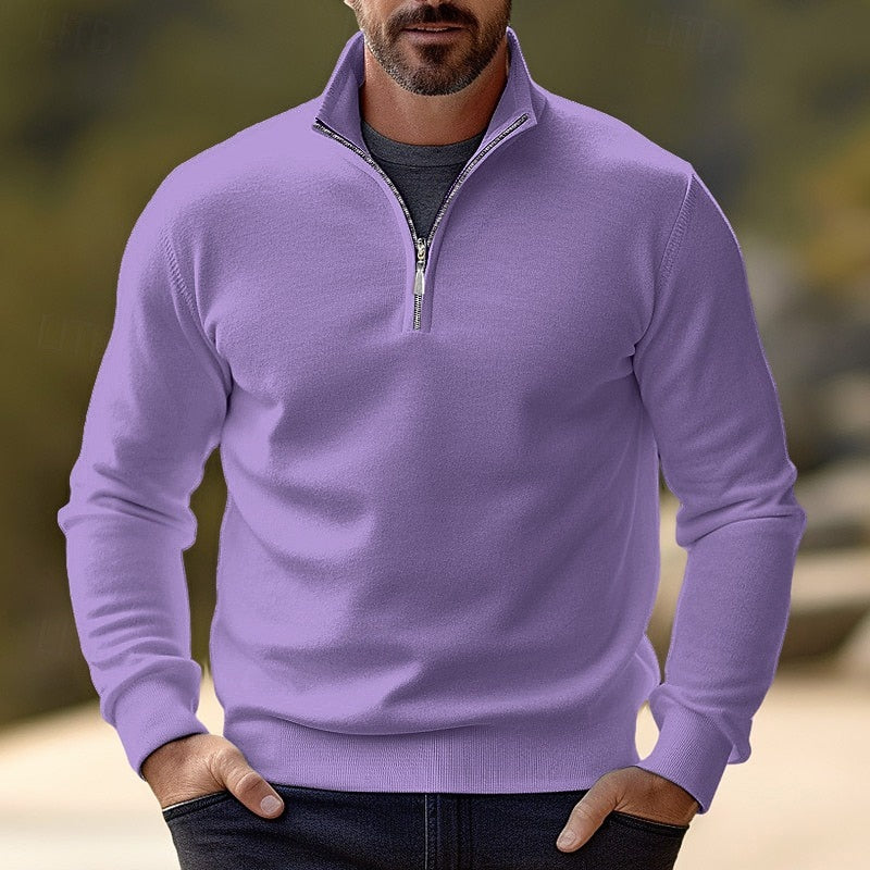 Wesley | Refined Half-Zip Pullover