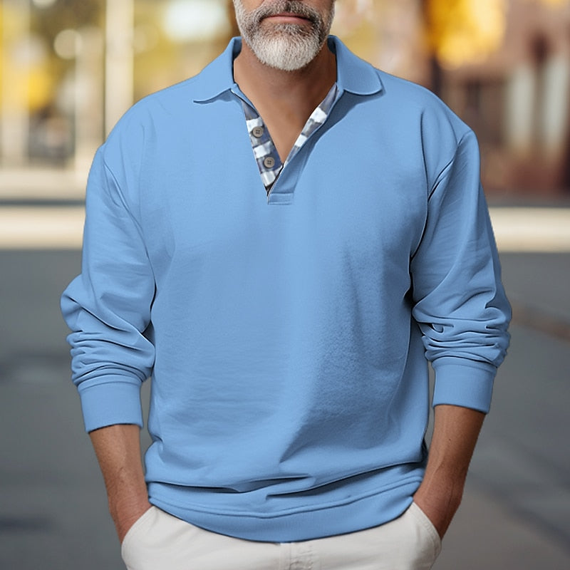 Brooks | Polo-Collar Sweatshirt