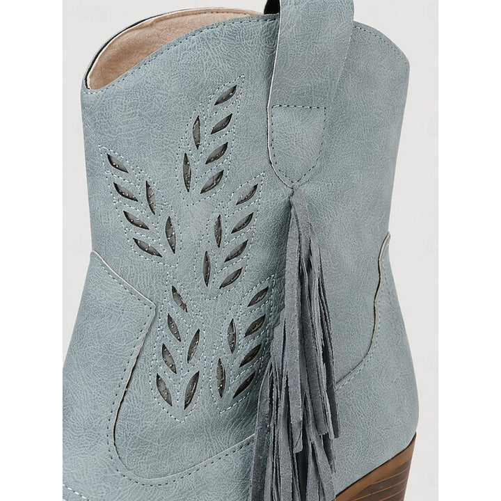 Georgina | Western Tassel Ankle Boots