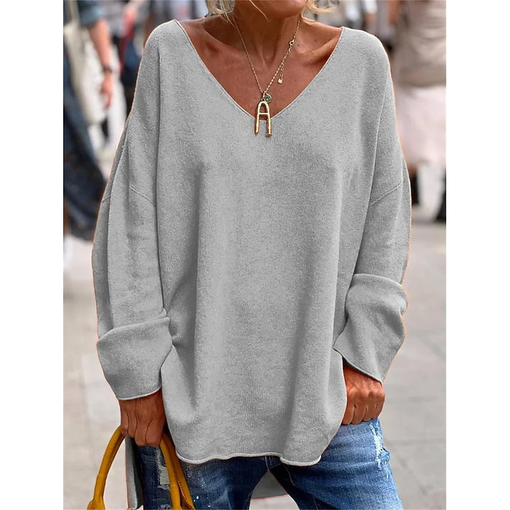 Camille | Relaxed V-Neck Pullover