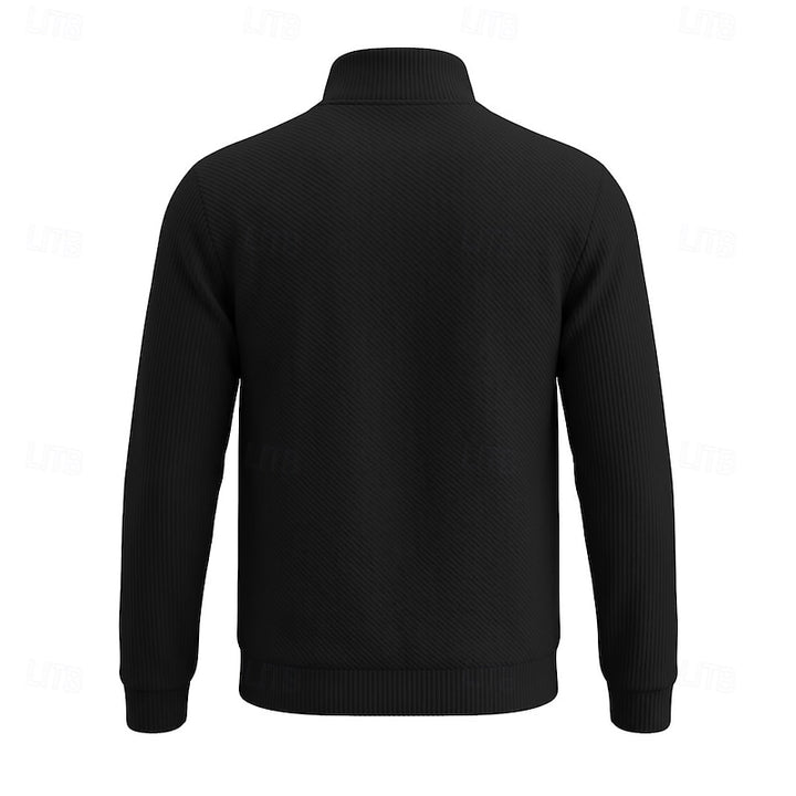 Sawyer | Textured Quarter-Zip Pullover