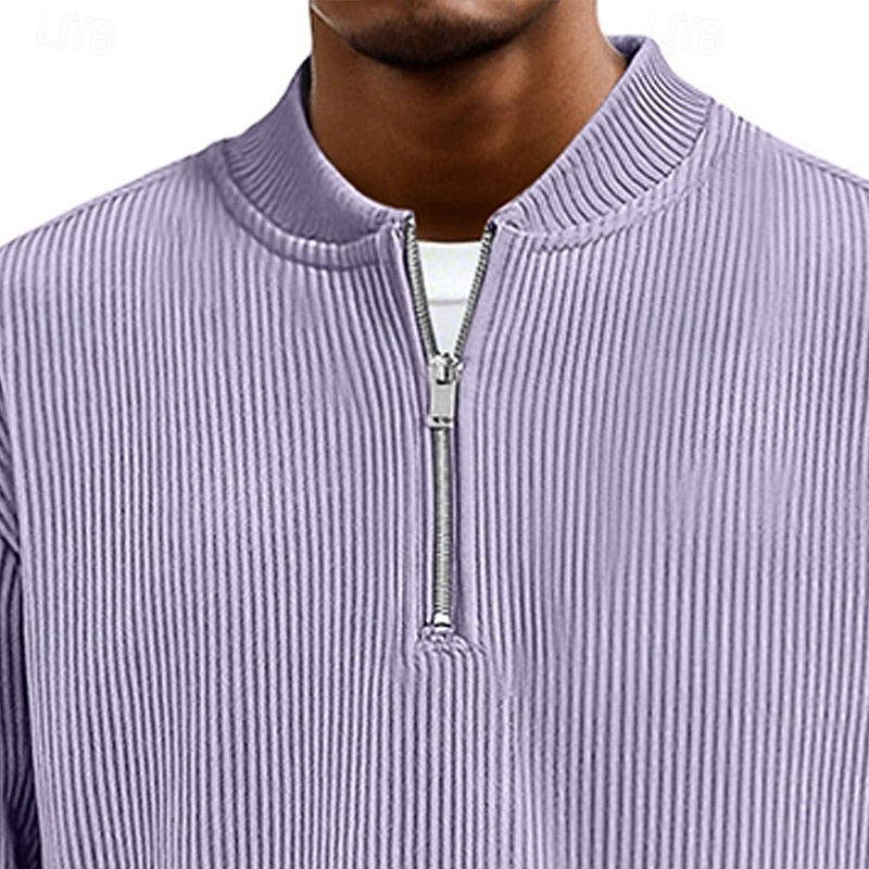 Cedric | Quarter-Zip Standing Collar Pullover