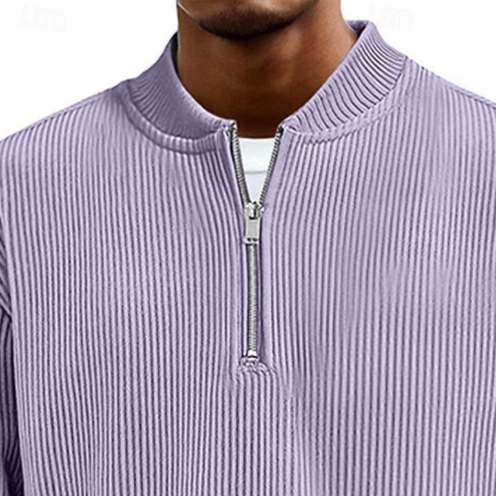Cedric | Quarter-Zip Standing Collar Pullover