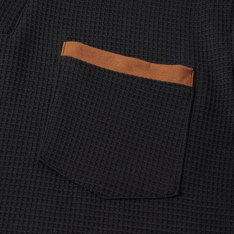 Dexter | Textured Button Henley
