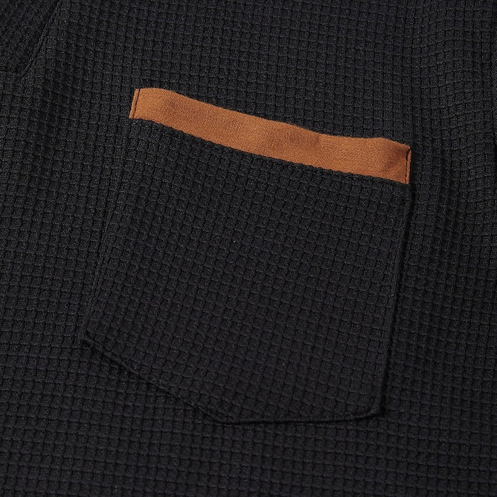 Dexter | Textured Button Henley