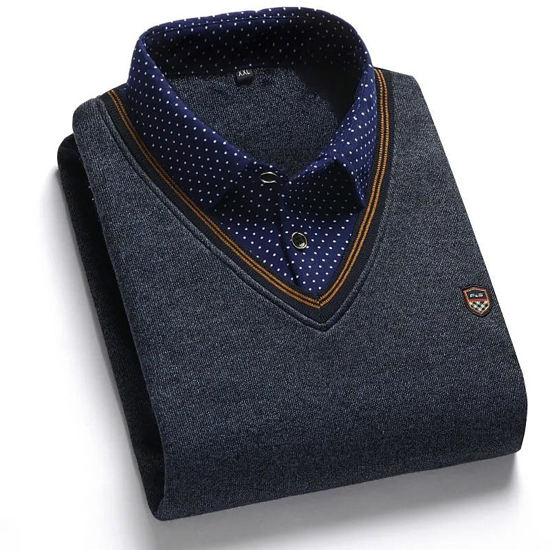 Winslow | Refined Mock-Collar Sweater