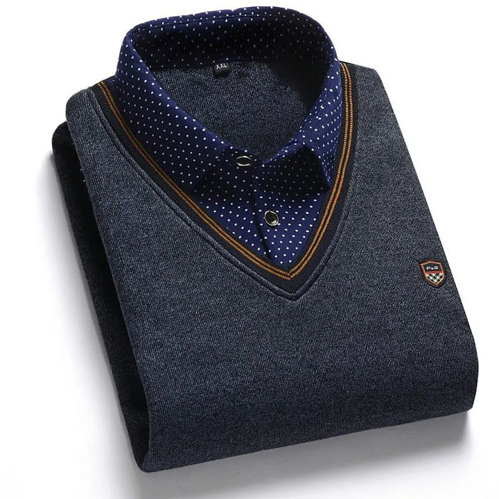 Winslow | Refined Mock-Collar Sweater