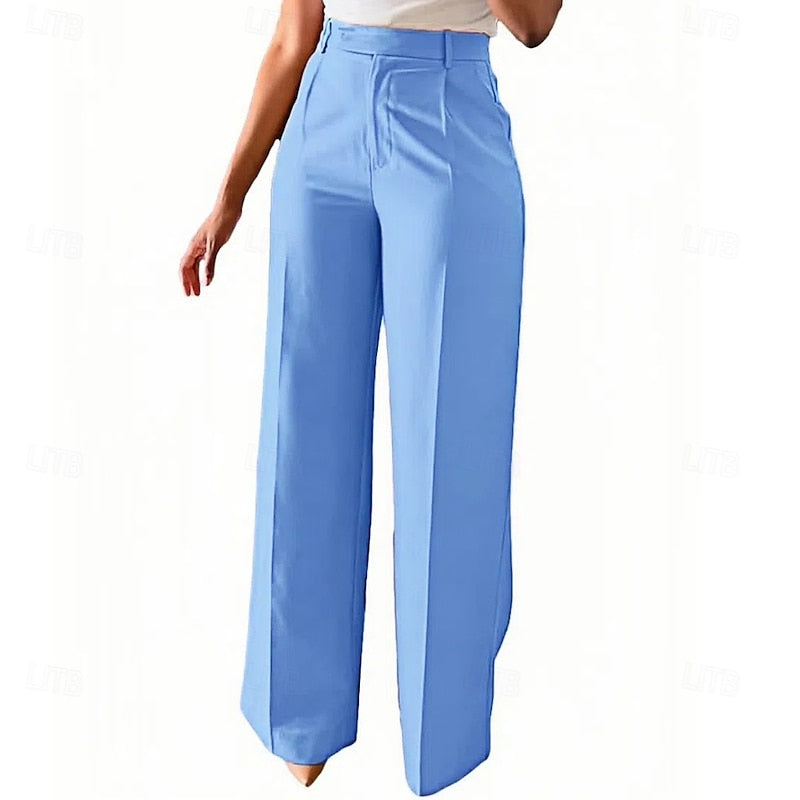 Winona | High-Waist Straight-Leg Trousers