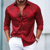 Dominic | Ornate Floral Long-Sleeve Shirt