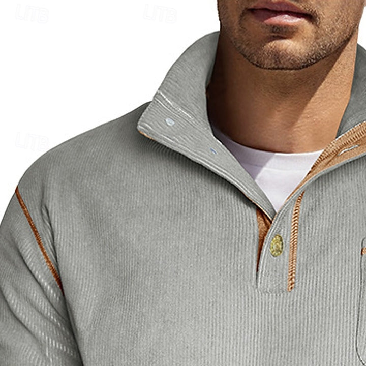Russell | Refined Button-Up Pullover
