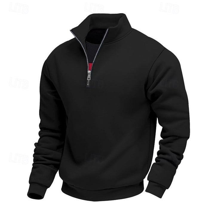 Sebastian | Refined Quarter-Zip Sweatshirt