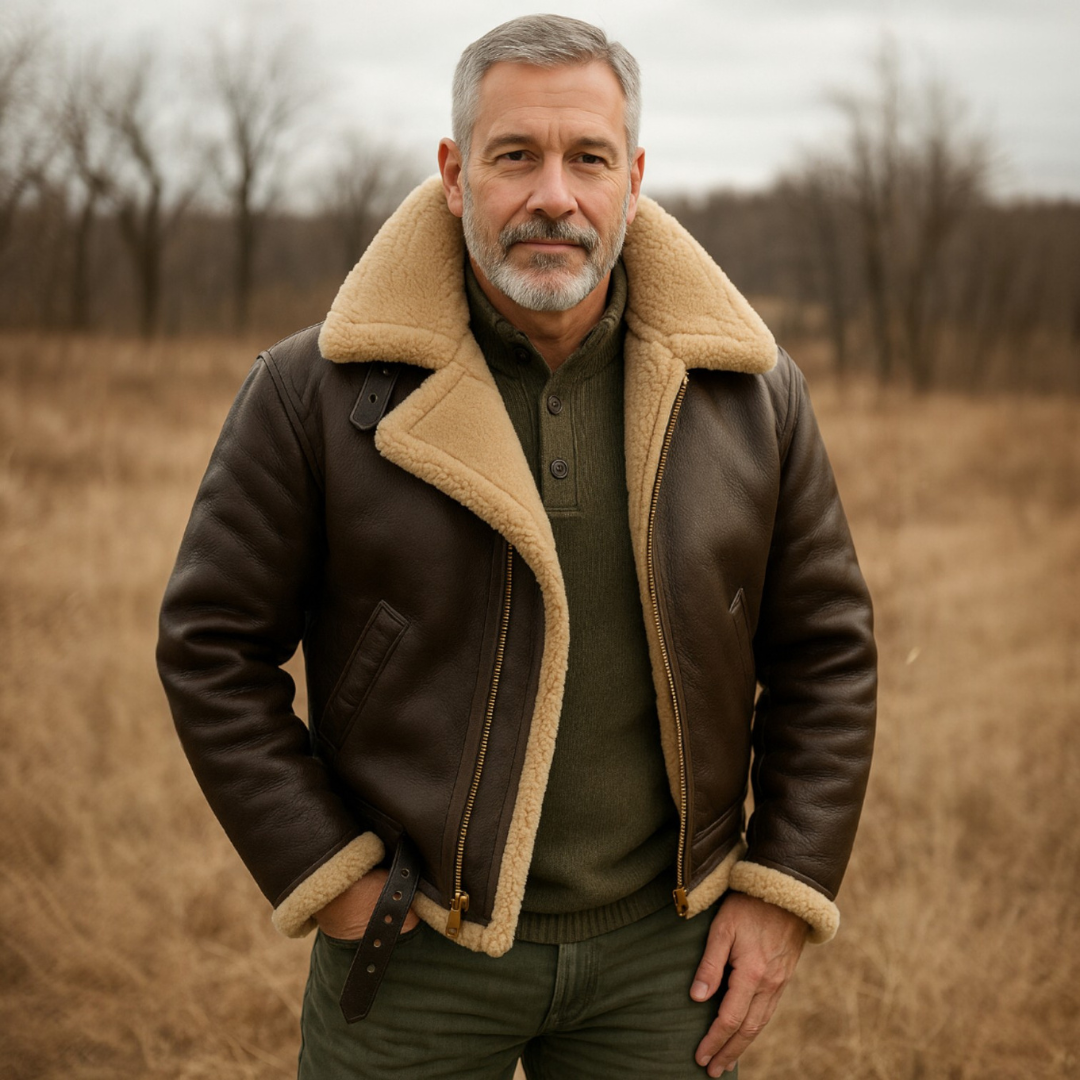Fletcher | Signature Sheepskin Leather Jacket – gran