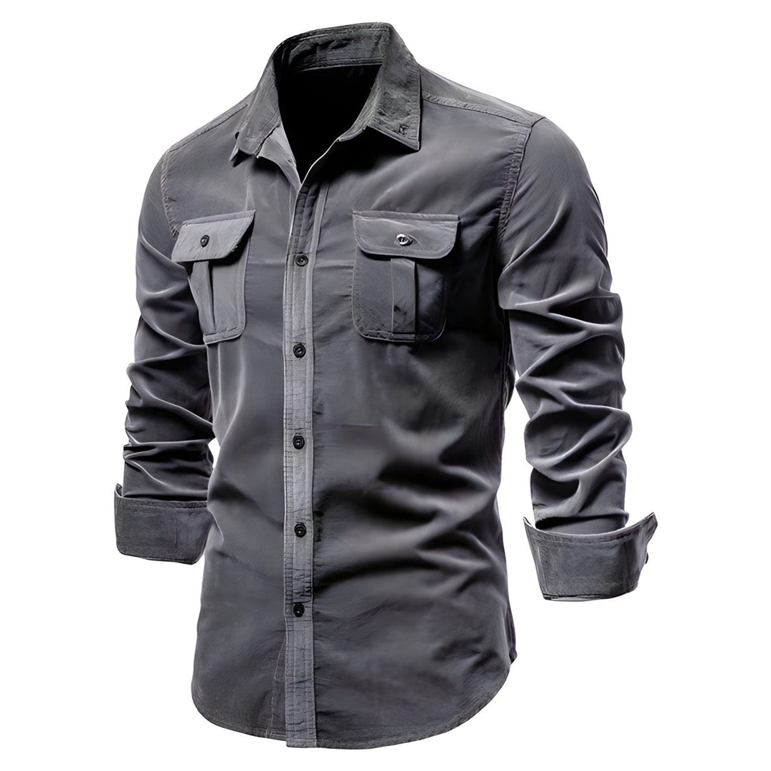 Cornelius | Military Style Casual Shirt