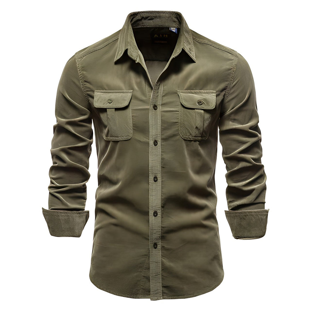 Cornelius | Military Style Casual Shirt