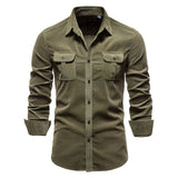 Cornelius | Military Style Casual Shirt
