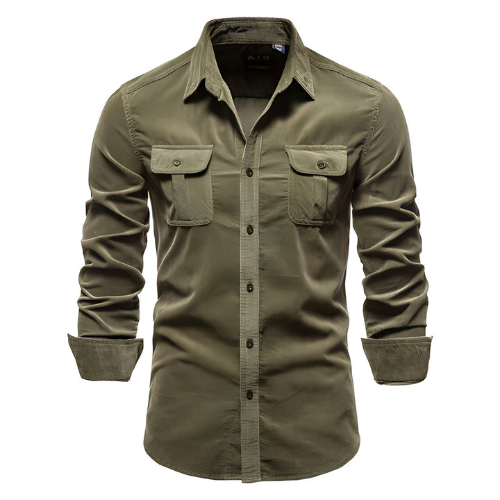 Cornelius | Military Style Casual Shirt
