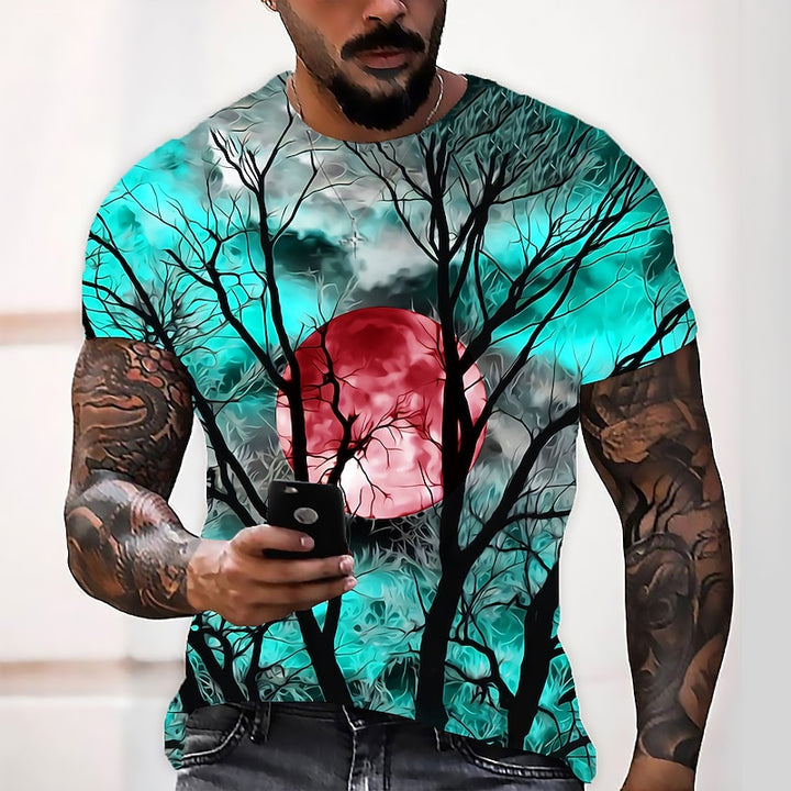 Xavier | Halloween Moonlit Forest Graphic T-Shirt