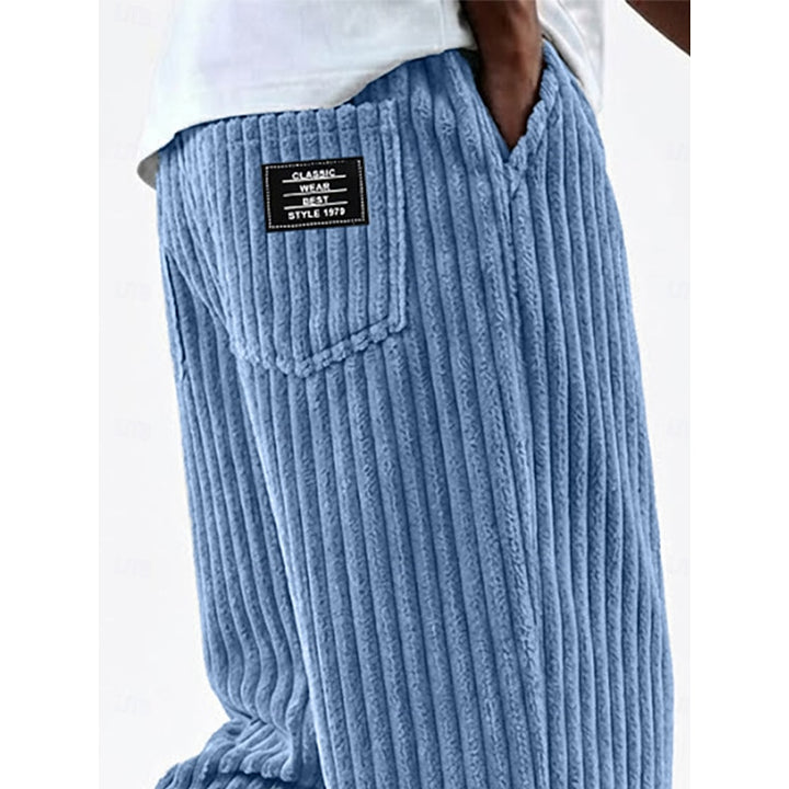 Chandler | Ribbed Straight-Leg Pants