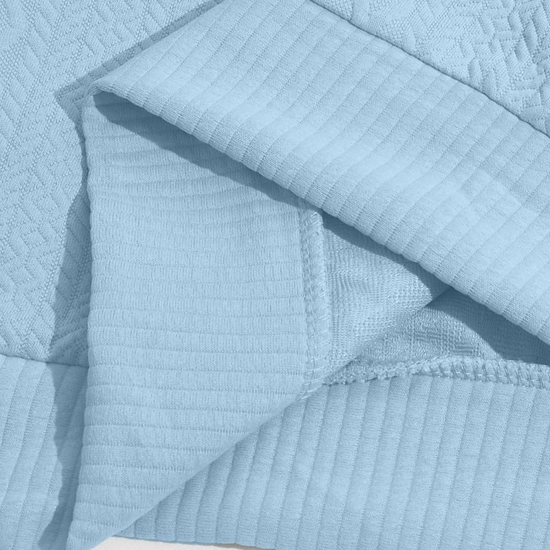 Spencer | Textured Quarter-Zip Pullover