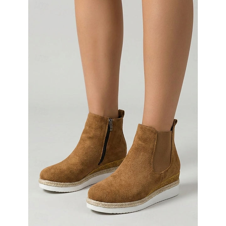 Marjorie | Wedge Chelsea Ankle Boots