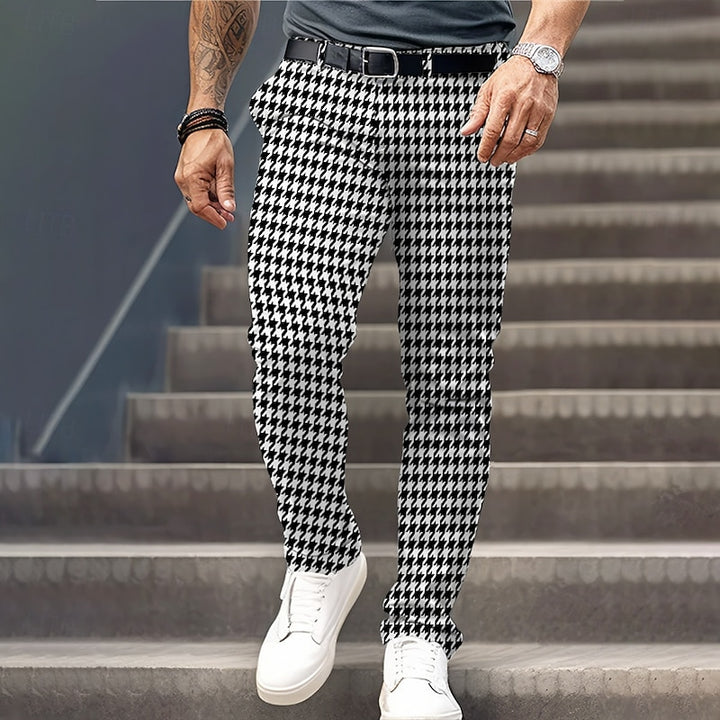 Merrick | Refined Houndstooth Dress Pants