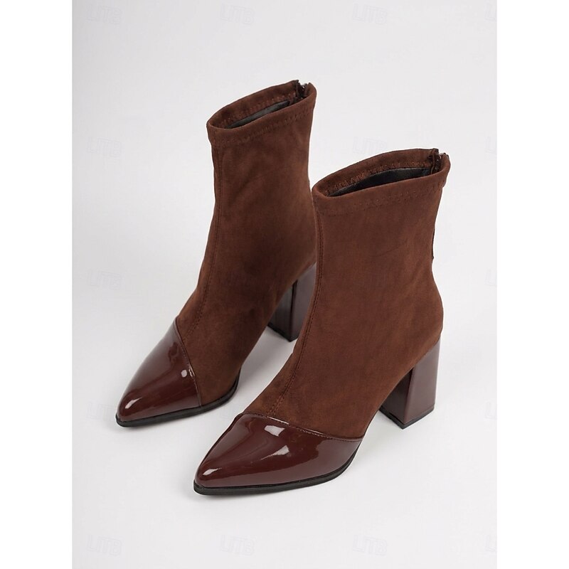 Verity | Sleek Cap-Toe Ankle Boots
