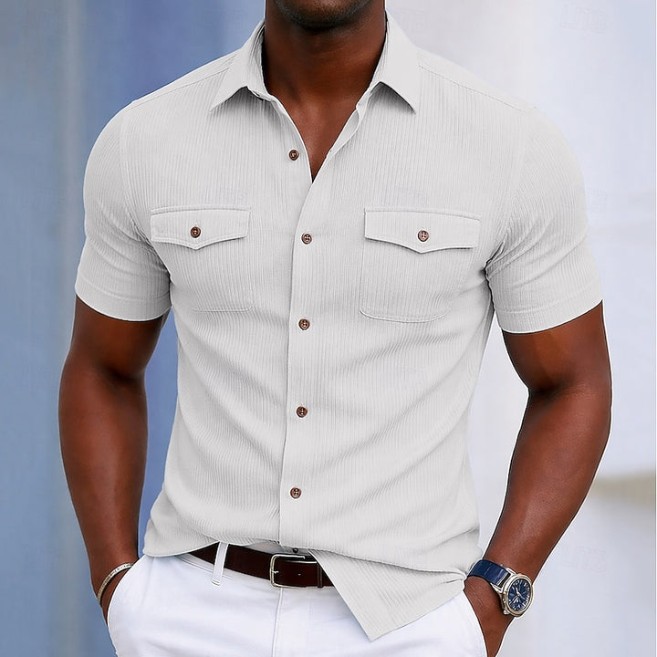Hayden | Textured Short-Sleeve Shirt
