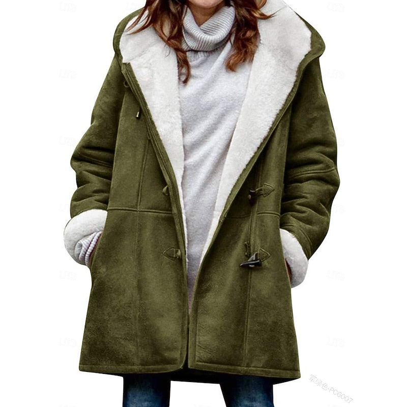 Adeline | Hooded Toggle Coat