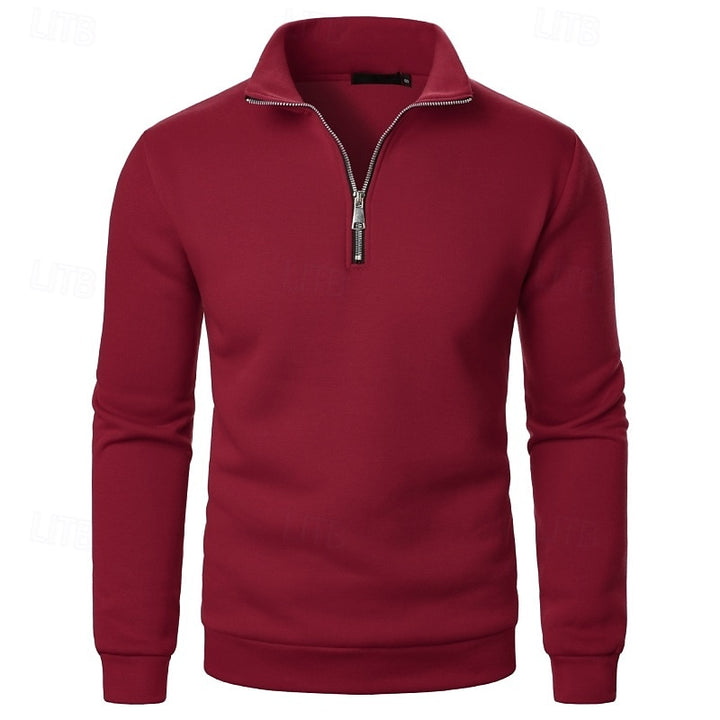 Gilbert | Quarter-Zip Stand-Collar Sweatshirt