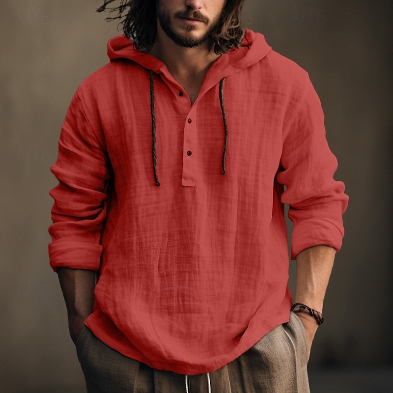 Lachlan | Relaxed Hooded Shirt