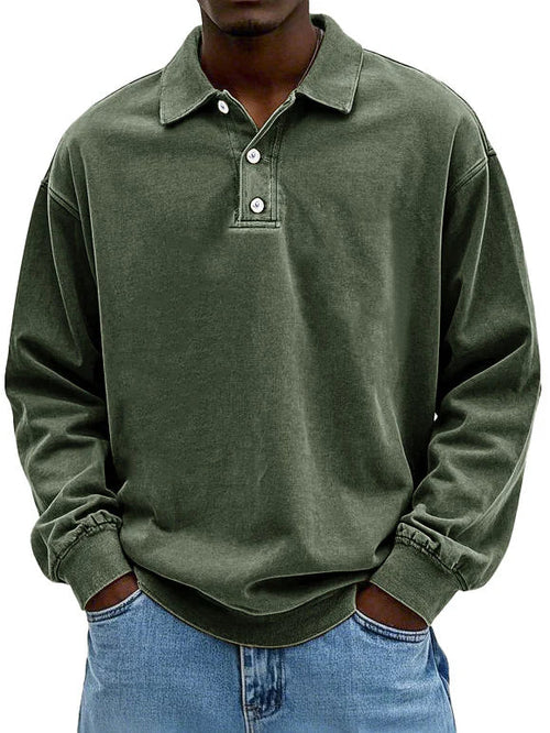 Owen | Smart-Casual Long Sleeve Polo Shirt