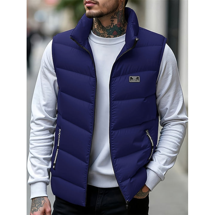 Trevor | Quilted Stand-Collar Vest