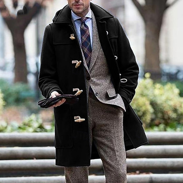 Alfred | Hooded Long Overcoat