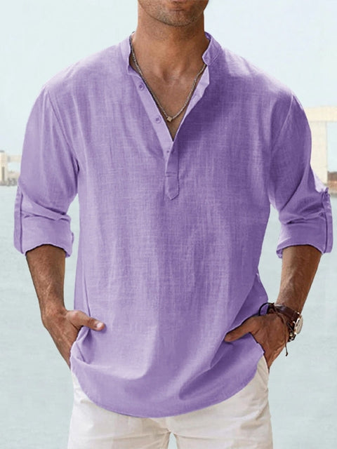 Julian | Relaxed Henley Shirt