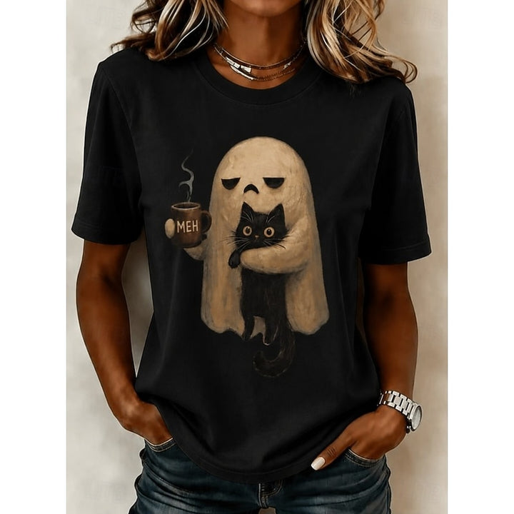 Freya | Playful Halloween Crew-Neck T-Shirt