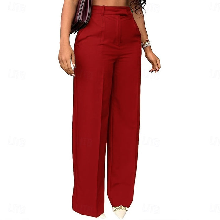 Winona | High-Waist Straight-Leg Trousers